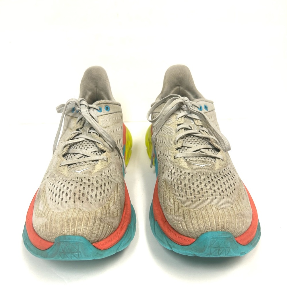 HOKA Men's Running Shoes Clifton Edge 11.5 Performance Sneakers Gray Multi - Picture 4 of 11